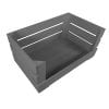 Amberley Grey Drop Front Painted Crate 600x370x250