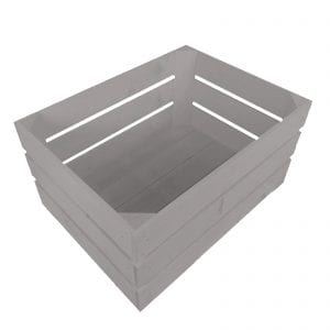 Gretton Grey Painted Crate 500x370x250
