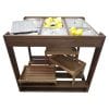 Mobile Buffet Servery Display Unit 1136x895x1110 champagne and oyster bar 2