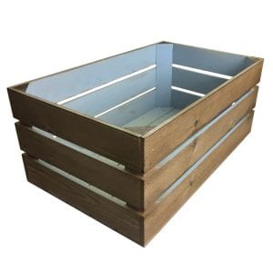 Nailsworth Blue Two Tone Crate 600x370x250