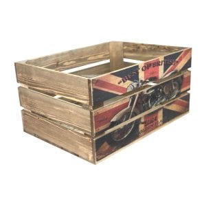 Printed BSA Golden Flash Motorcycle Crate 500x370x250