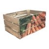 Printed Carrots Crate 500x370x250