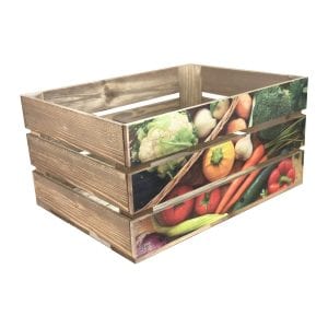 Printed Mixed Vegetable Crate 500x370x250
