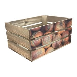 Printed Onions Crate 500x370x250