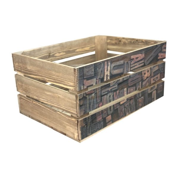 Printed Printed Blocks Crate 500x370x250