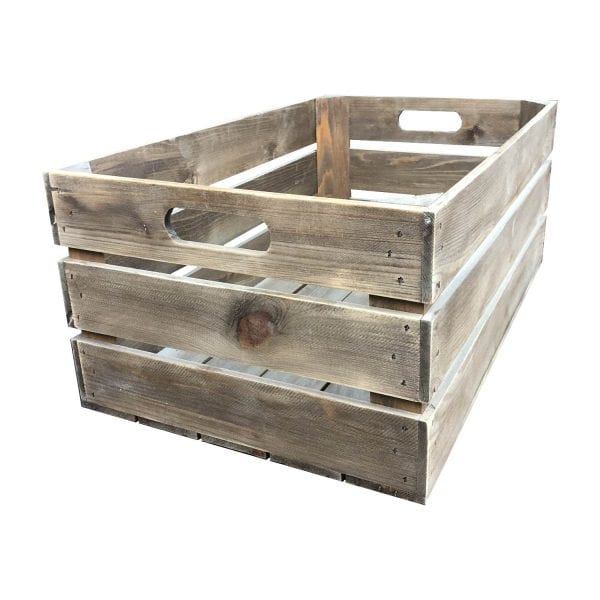 Standard Rustic Crate 600x370x250 with handles
