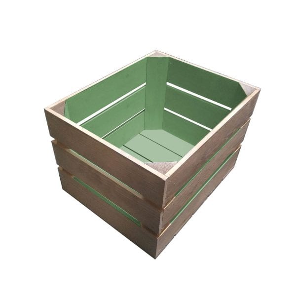 Tetbury Green two tone crate 300x370x250