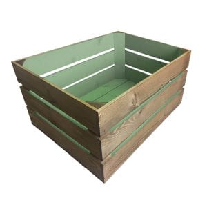 Tetbury Green two tone crate 500x370x250