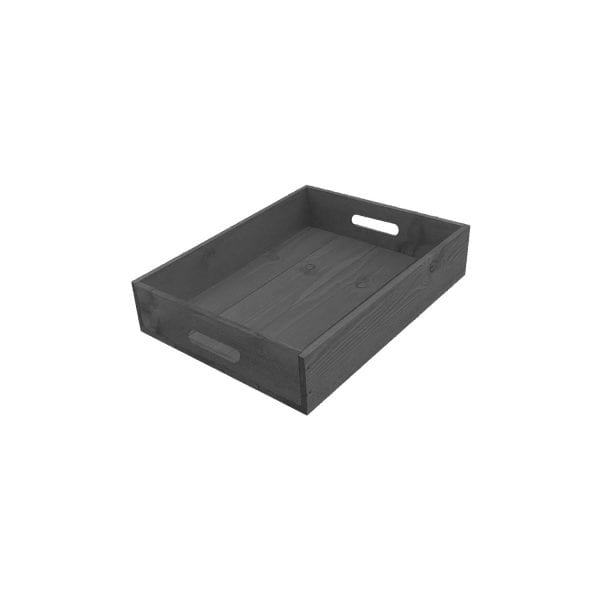 Amberley Grey Painted Tray 300x370x80