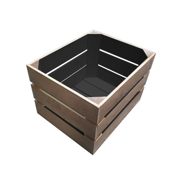 Black Two Tone Crate 300x370x250