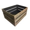 Black Two Tone Crate 500x370x250