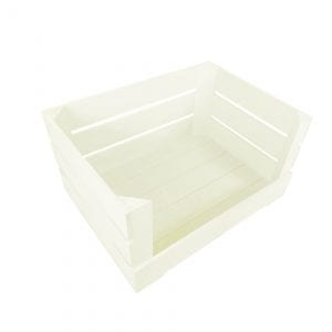 Burleigh Cream Drop Front Painted Crate 500x370x250