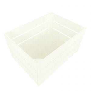 Burleigh Cream Painted Crate 500x370x250