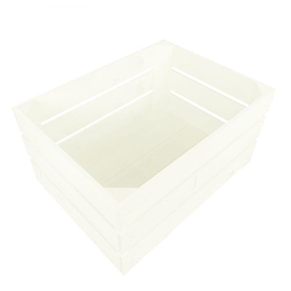 Burleigh Cream Painted Crate 500x370x250