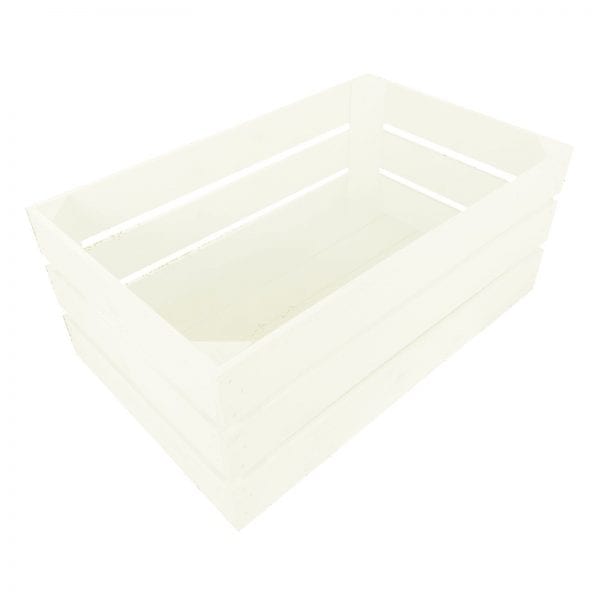 Burleigh Cream Painted Crate 600x370x250