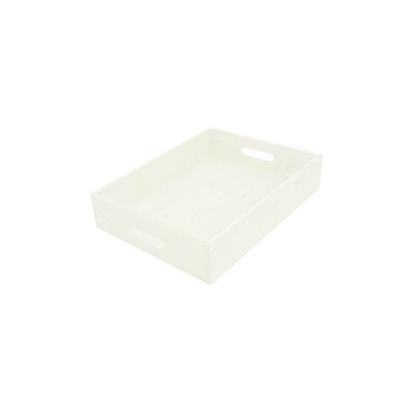 Burleigh Cream Painted Tray 300x370x80