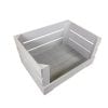 Gretton Grey Drop Front Painted Crate 500x370x250