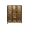 Mobile Rustic Wide 8 Crate Display 1115x297x1300