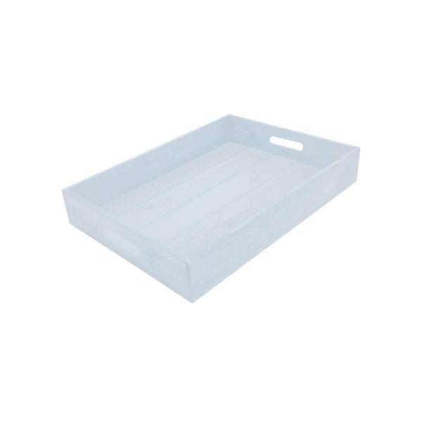 Nailsworth Blue Painted Tray 500x370x80