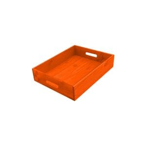 Orange Painted Tray 300x370x80