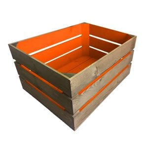 Orange Two Tone Crate 500x370x250