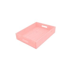 Pink Painted Tray 300x370x80
