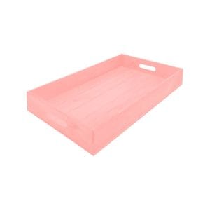 Pink Painted Tray 600x370x80