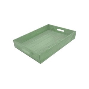 Tetbury Green Painted Tray 500x370x80