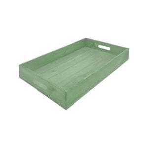 Tetbury Green Painted Tray 600x370x80