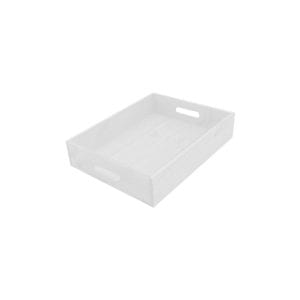 White Painted Tray 300x370x80