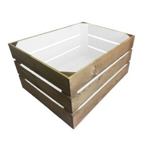 White Two Tone crate 500x370x250