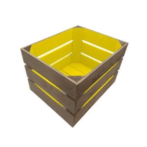 Yellow Two Tone crate 300x370x250