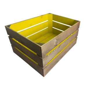Yellow Two Tone crate 500x370x250