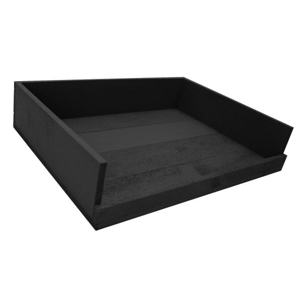 Black Painted Landscape Letter Tray 375x290x80