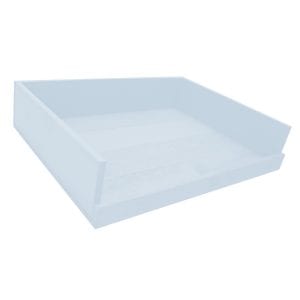 Nailsworth Blue Painted Drop Front Tray 375x290x80
