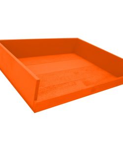 Orange Painted Landscape Letter Tray 375x290x80