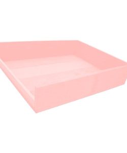 Pink Painted Portrait Letter Tray 375x290x80