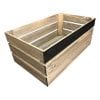 Standard Rustic Top Panel Black Board Crate 600x370x250