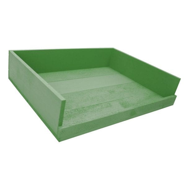 Tetbury Green Painted Landscape Letter Tray 375x290x80