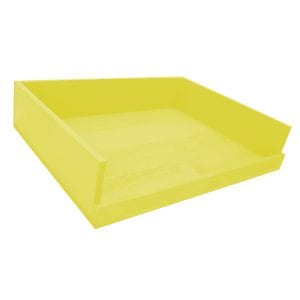 Yellow Painted Landscape Letter Tray 375x290x80