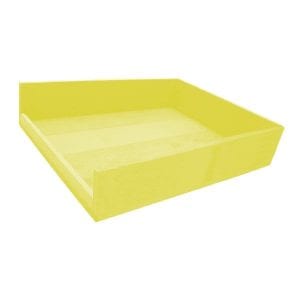 Yellow Painted Portrait Letter Tray 375x290x80